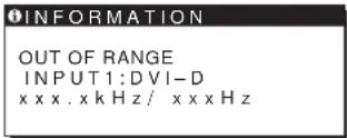 SONY SDMHS74P - If OUT OF RANGE appears on the screen - 1