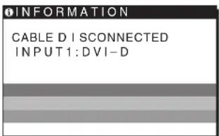 SONY SDMHS74P - Ekranda CABLE DISCONNECTED mesajı ekranda görüntülenirse - 1