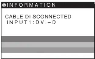 SONY SDMHS74P - Če se na zaslonu pojavi CABLE DISCONNECTED - 1