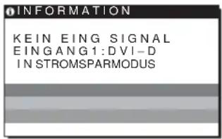 SONY SDMHS74P - Wenn KEIN EING SIGNAL auf dem Bildschirm erscheint - 1
