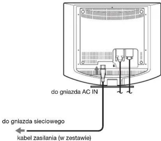 SONY SDMHS74P - Konfiguracja 2: Podłączanie kabla zasilania - 1