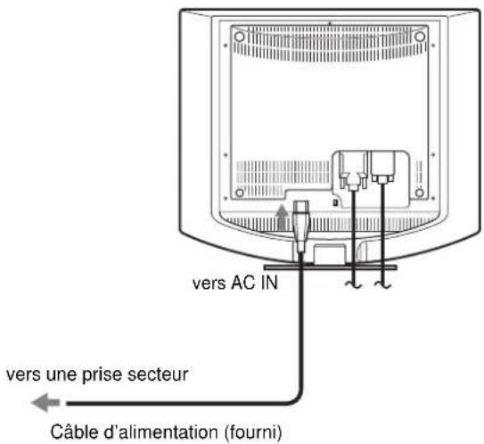 SONY SDMHS74P - Etape 2 : Branchez le câble d'alimentation - 1