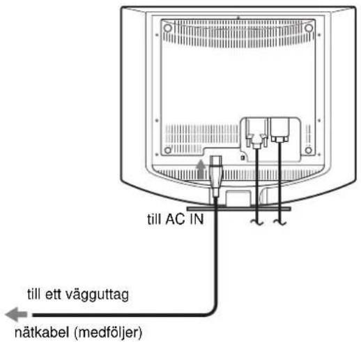 SONY SDMHS74P - Steg 2:Ansluta nätkabeln - 1