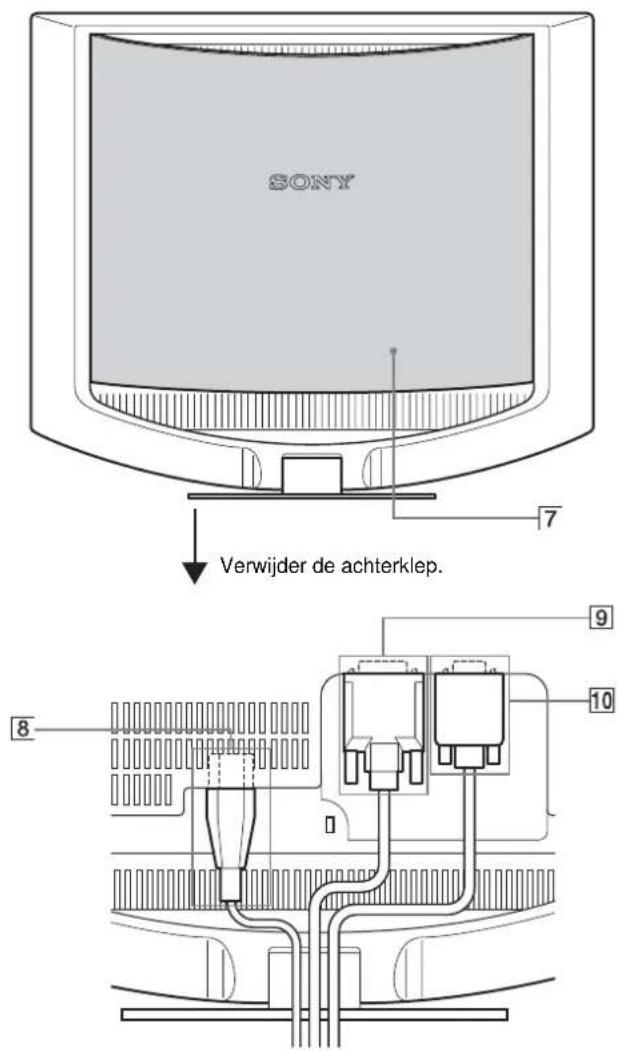 SONY SDMHS74P - Achterkant van het LCD-scherm - 1