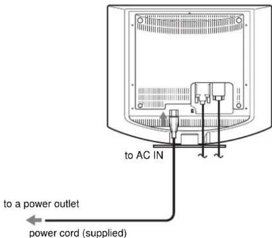 SONY SDMHS74P - Step 2: Connect the power cord - 1