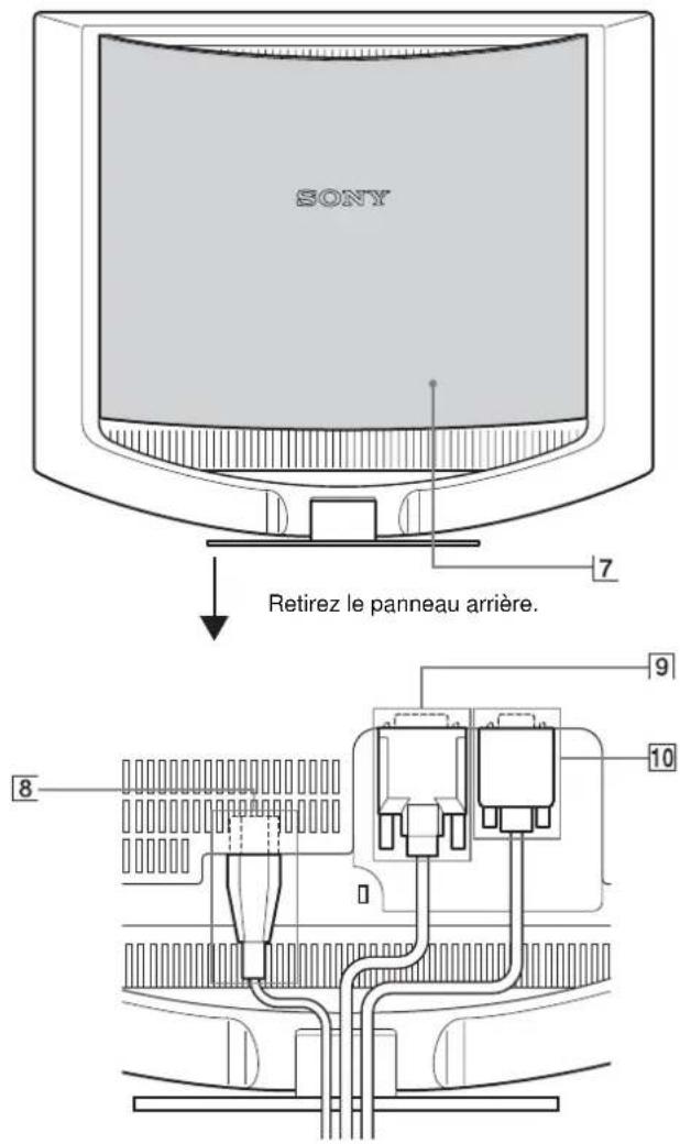SONY SDMHS74P - Arrière de l'affichage à cristaux liquides - 1