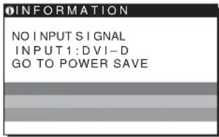 SONY SDMHS74P - If NO INPUT SIGNAL appears on the screen - 1
