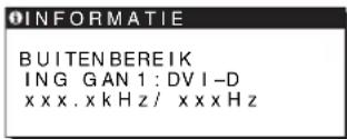 SONY SDMG96X - Als BUITEN BEREIK op het scherm verschijnt - 1