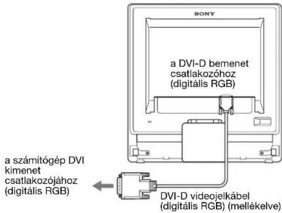 SONY SDMG96X - Csatlakoztasson egy DVI kimeneticsatlakozóval (digitalis RGB) ellatottszamitógépet - 1
