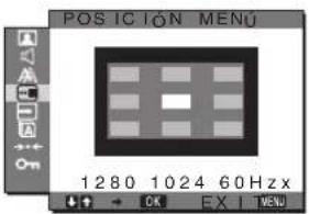 SONY SDMG96X - Menu POSICION MENU - 1
