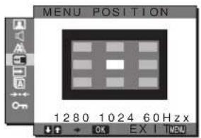 SONY SDMG96X - MENUPPOSITIONmenusu - 1