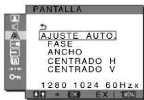 SONY SDMG96X - A Menu PANTALLA (solamente).    senal RGB analógica) - 1