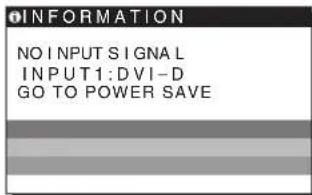 SONY SDMG96X - Jesli na ekranie wyświetlany jest komunikat NO INPUT SIGNAL - 1