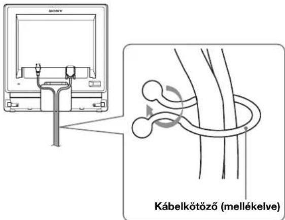 SONY SDMG96X - lépés: KábelekBiztosítása - 1