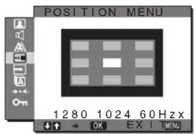 SONY SDMG76X - Menü POSITION MENÜ - 1