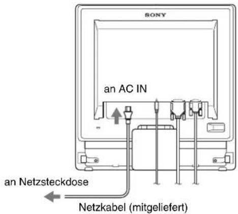 SONY SDMG76X - Schritt 3: Anschließen des Netzkabels - 1