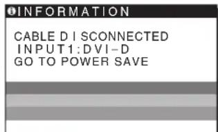 SONY SDMG76X - CABLE DISCONNECTED mesajı ekranda görüntülenirse - 1