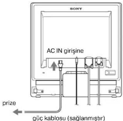 SONY SDMG76X - Adım 3:Güç kablosunu bağlayın - 1