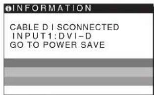 SONY SDMG76X - Pokud se na obrazovce zobrazí zpráva CABLE DISCONNECTED - 1