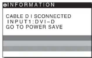 SONY SDMG76X - If CABLE DISCONNECTED appears on the screen - 1