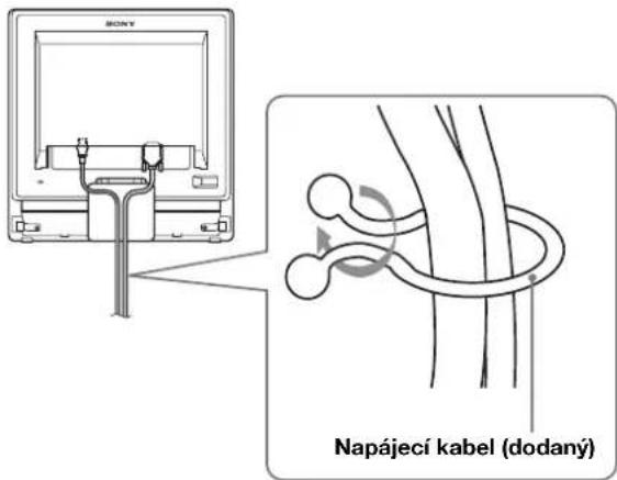 SONY SDMG76X - Svažte kabely a přívody. - 1