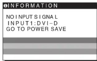 SONY SDMG76X - Se NO INPUT SIGNAL surgir no ecrã - 1