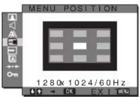 SONY SDMG76X - Menu MENU POSITION - 1