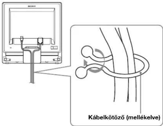 SONY SDMG76X - Kötözze össze a kábeleket. - 1