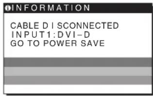 SONY SDMG76X - Jeśli na ekranie wyświetlany jest komunikat CABLE DISCONNECTED - 1