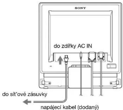 SONY SDMG76X - Krok 3: Připojte napájecí kabel - 1