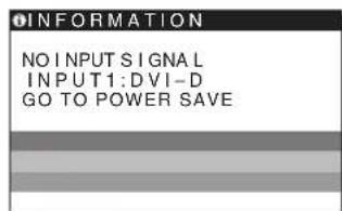 SONY SDMG76X - Pokud se na obrazovce zobrazí zpráva NO INPUT SIGNAL - 1