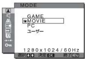 SONY SDMG76X - ■モードメニュー - 1
