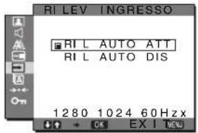 SONY SDMG76X - Menu RILEV INGRESSO - 1