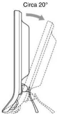 SONY SDMG76X - Regolazione dell'inclinazione - 1