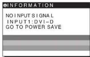 SONY SDMG76X - Če se na zaslonu prikaže NO INPUT SIGNAL - 1