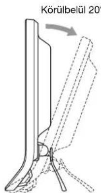 SONY SDMG76X - A dölésszög beállítása - 1