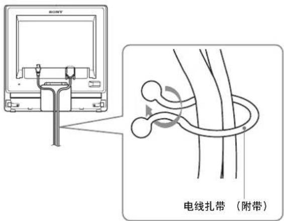 SONY SDMG76X - 步骤 4：扎住电线 - 1