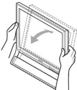 SONY SDMG76X - Adjusting the tilt - 2
