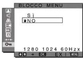 SONY SDMG76X - Menu BLOCCO MENU - 1
