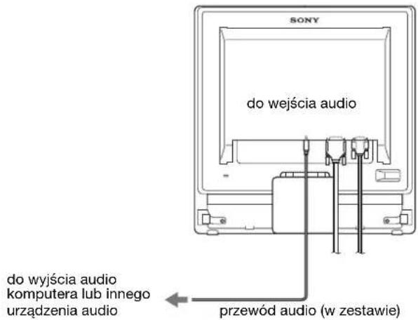 SONY SDMG76X - ■ Podłączanie przewodu audio - 1