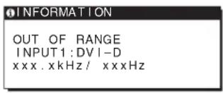 SONY SDMG76X - OUT OF RANGE と表示されている場合 - 1