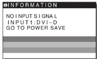 SONY SDMG76X - Jeśli na ekranie wyświetlany jest komunikat NO INPUT SIGNAL - 1