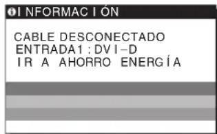 SONY SDMG76X - Si CABLE DESCONECTADO aparece en la pantalla - 1