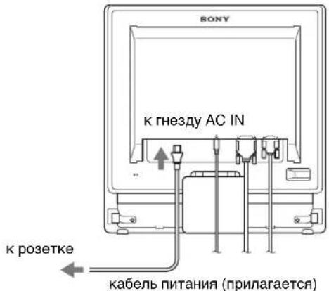 SONY SDMG76X - Шаг 3: Подключите кабель питания - 1