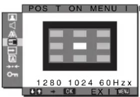 SONY SDMG76X - Menu POSITION MENU - 1