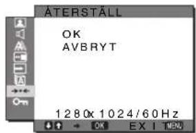 SONY SDMG76X - →← Menyn ÅTERSTÄLL (återställer standardinställningen) - 1