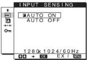 SONY SDME96D - INPUT SENSING → (stran 14) (samo SDM-E76D/SDM-E96D) - 1