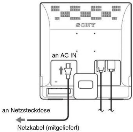 SONY SDME96D - Schritt 3:Anschließen des Netzkabels - 1
