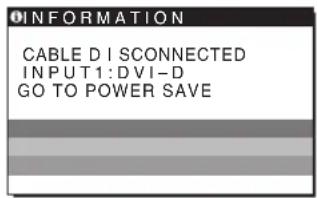 SONY SDME96D - Ekranda CABLE DISCONNECTED mesajı ekranda görüntülenirse - 1