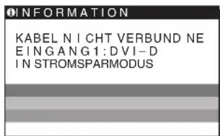 SONY SDME96D - Wenn KABEL NICHT VERBUNDEN auf dem Bildschirm erscheint - 1